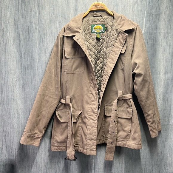 Cabelas sued like winter jacket size Large - Picture 1 of 10